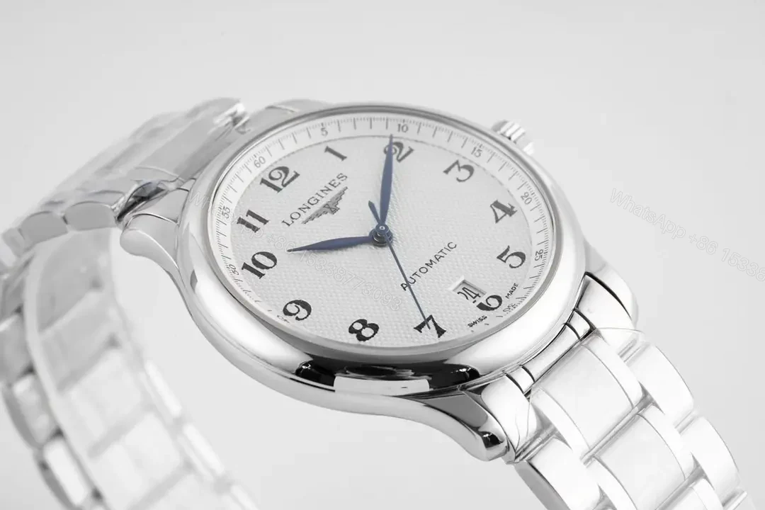 View 4 of Longines Master Collection Silver Dial Automatic Watch with Stainless Steel Bracelet