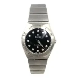 Omega Constellation Silver Steel Watch — view 1