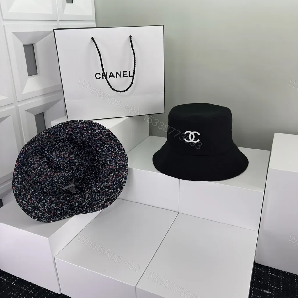 View 4 of Chic Cotton Bucket Hat: Minimalist Luxury, Adjustable Fit