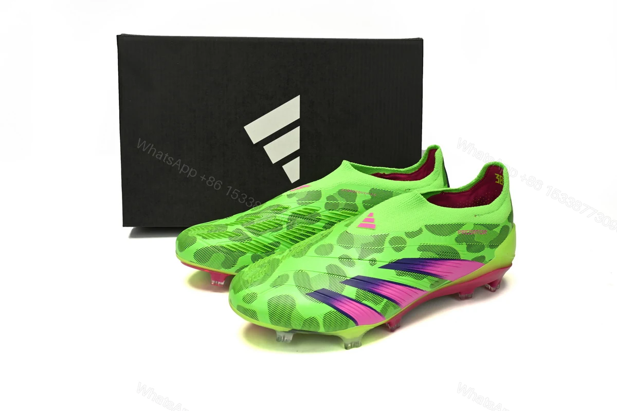View 2 of Adidas Predator Mutator 20.1 Low Green Pink Purple IG8771 (Laceless)