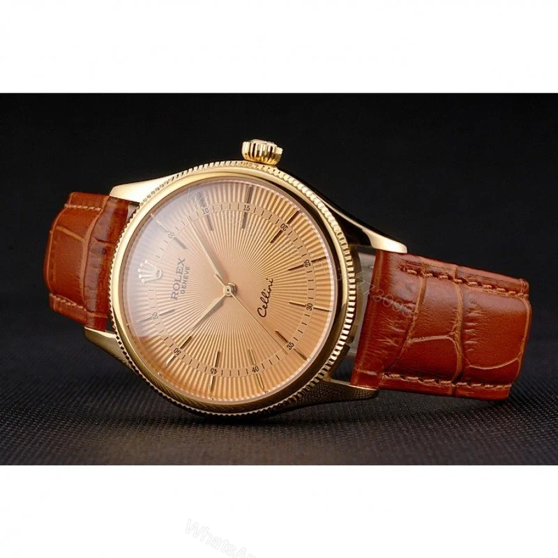 View 5 of Superclone Rolex Cellini Gold Dial REP016808