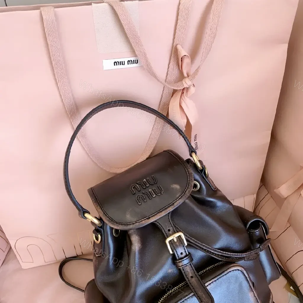 View 8 of Structured Leather Backpack: Classic Detailing, Luxe Comfort