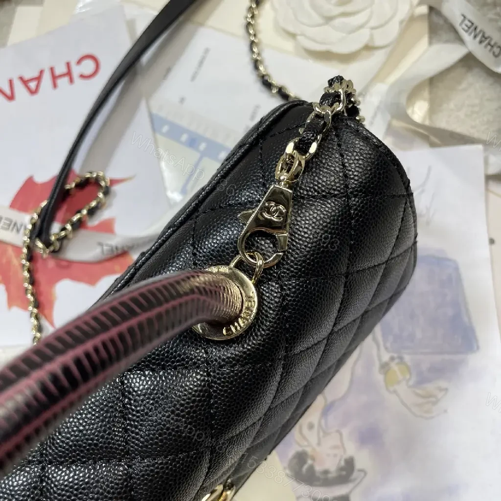 View 3 of Quilted Calfskin Shoulder Bag: Timeless Chic, Modern Versatility