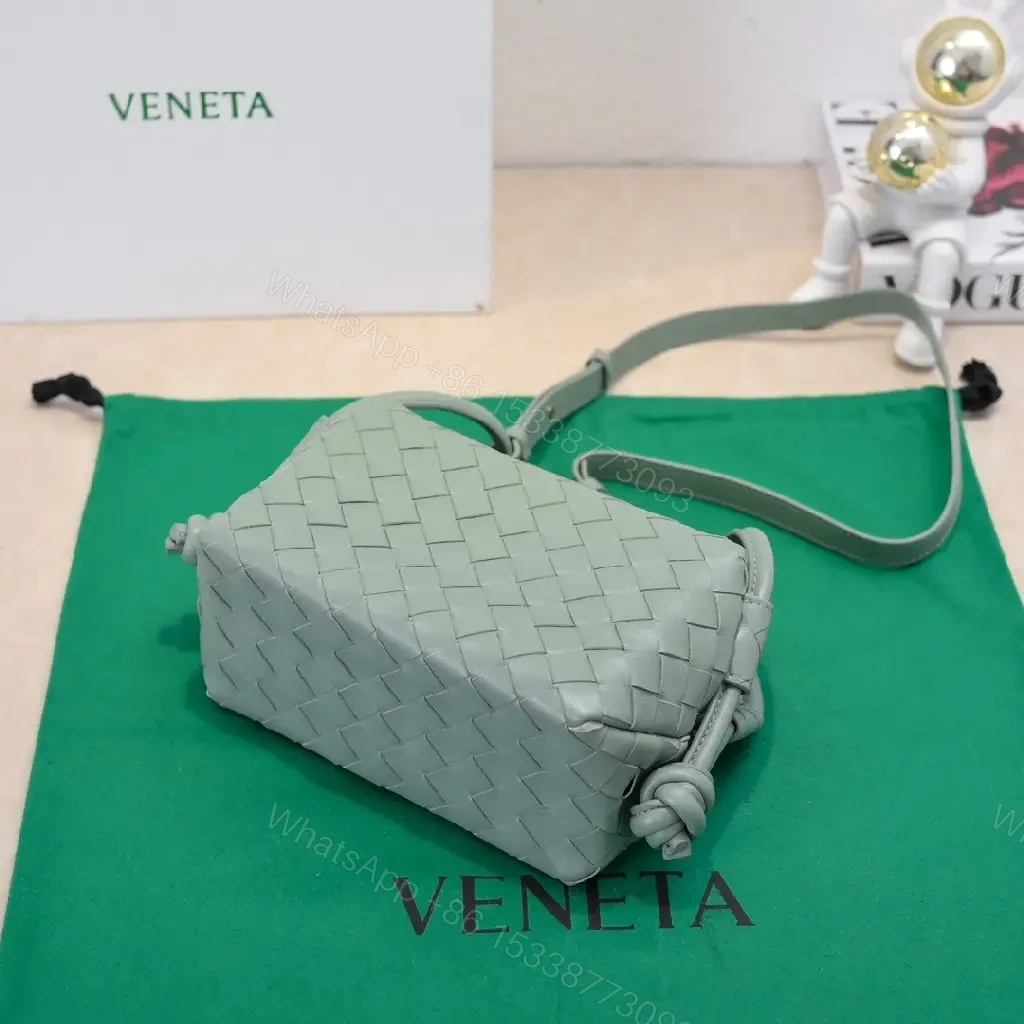 View 6 of Sage Weave Mini Bag: Textured, Compact, Everyday Luxe