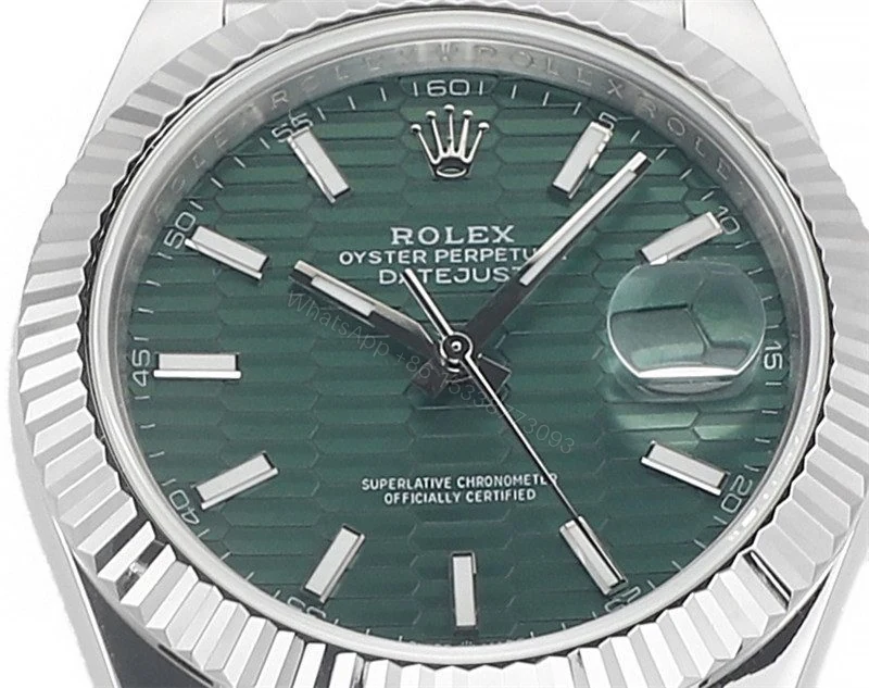 View 17 of Rolex Datejust M126334 Mint Green Watch