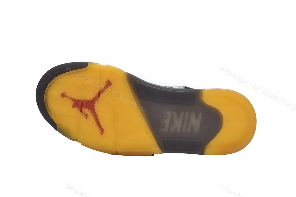 View 3 of OFF-WHITE x Air Jordan 5 Retro Muslin CT8480-001