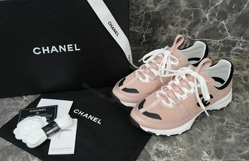 Pink & Black Suede-Accent Luxe High-Top Sneakers with Cushioned Sole — view 1
