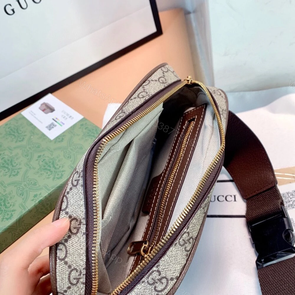 View 8 of Gucci GG Ophidia Belt Bag Brown 24Cm