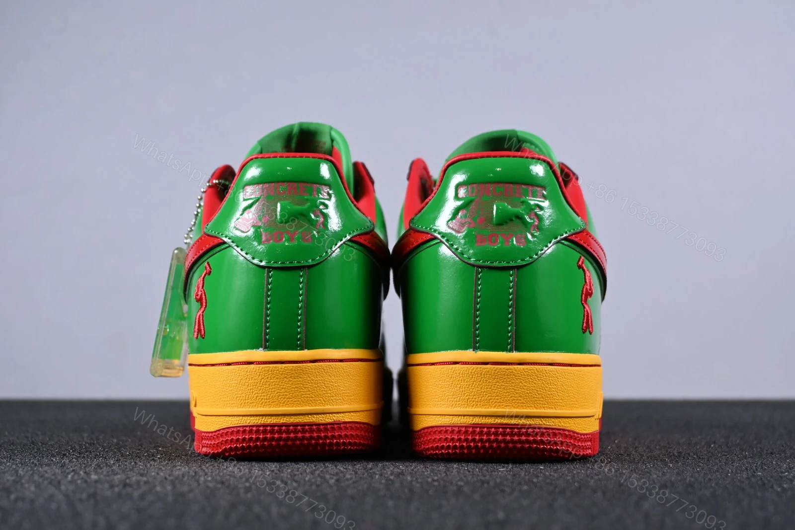View 4 of Nike Air Force 1 Low Lil Yachty Concrete Boys Lucky Green