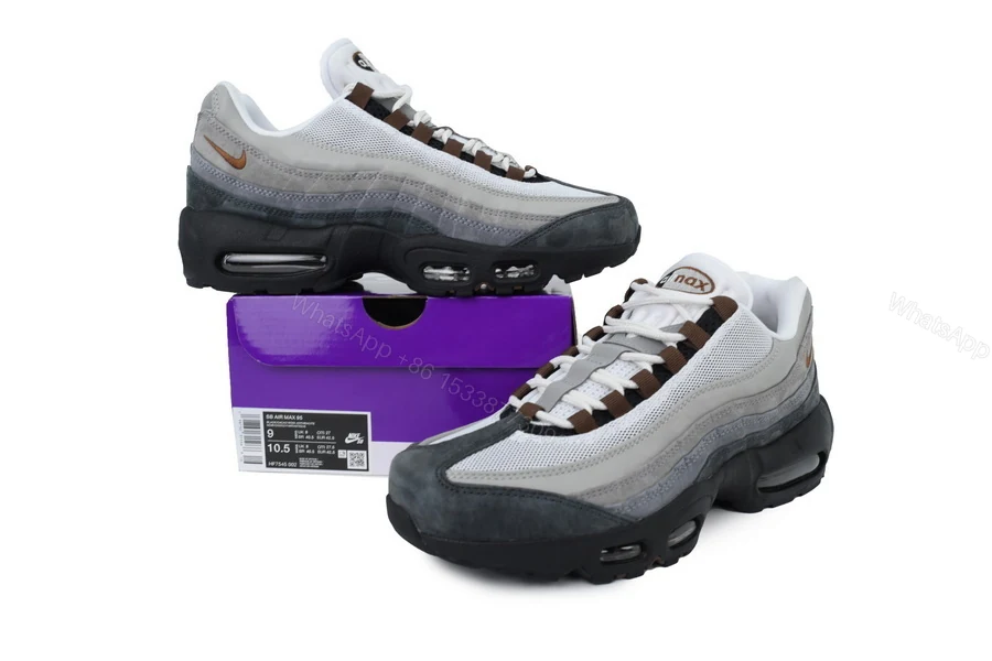 View 6 of Eric Koston x Nike SB x Air Max 95 Grayish Brown HF7545-002