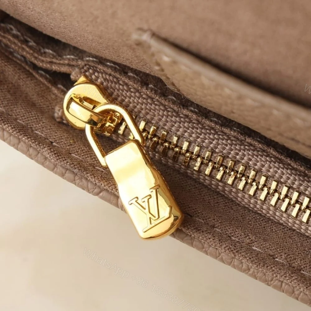 View 8 of Louis Vuitton Wallet On Chain Ivy Monogram Empreinte Greige 23Cm