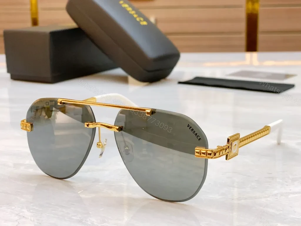 View 5 of Gradient-Glide Sunglasses: Luxe Gradient Lens, Versace-Style Glasses