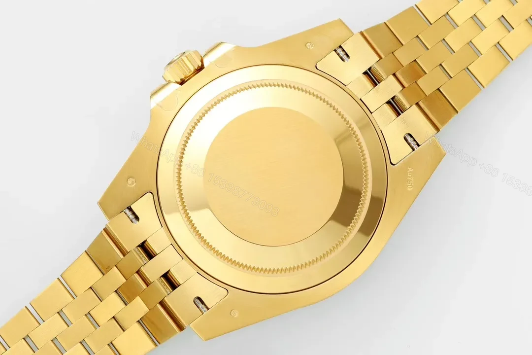 View 8 of EW Factory Clean Factory EWE V5 Gold GMT Black Bezel Watch