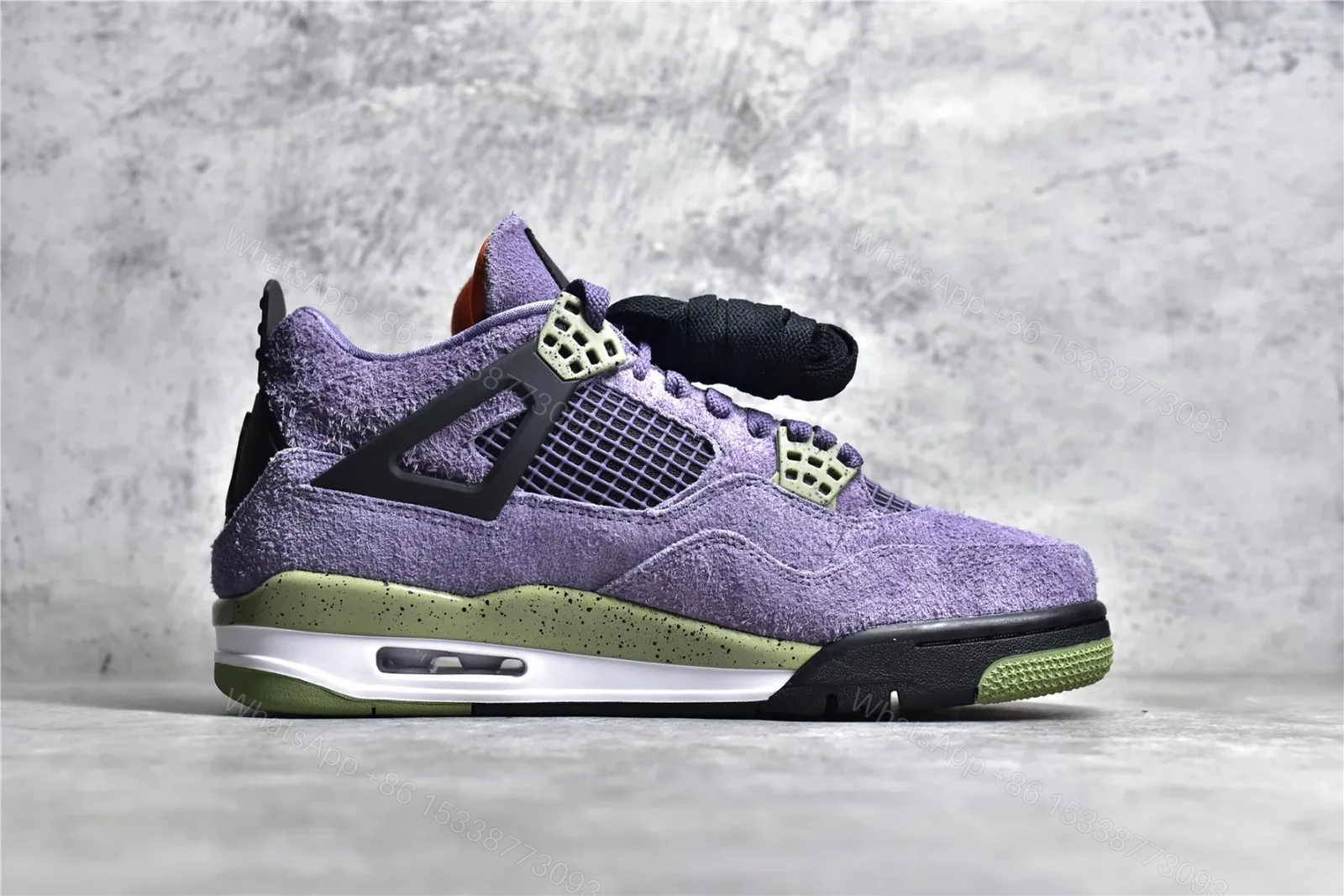 View 3 of Air Jordan 4 Retro “Canyon Purple” Replica