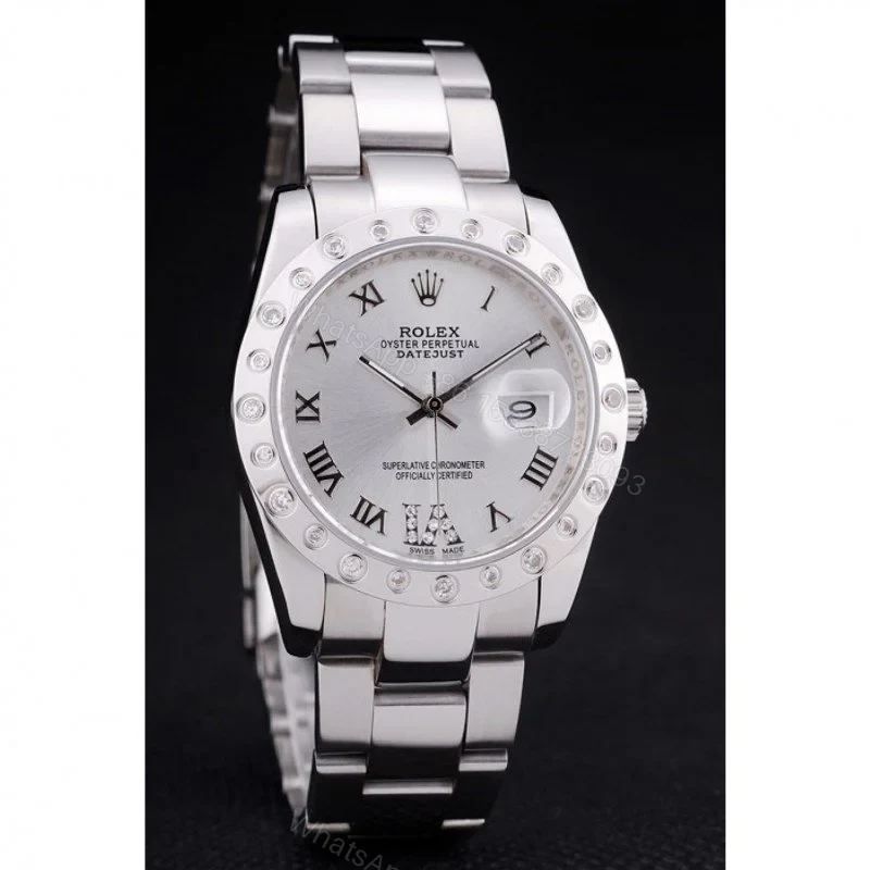 View 3 of Replica Rolex Datejust Silver Dial 7468 36 mm