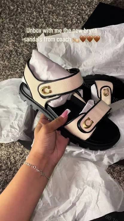 FIRST COPY Coach Brynn Sandals Latest Instore Article — view 1