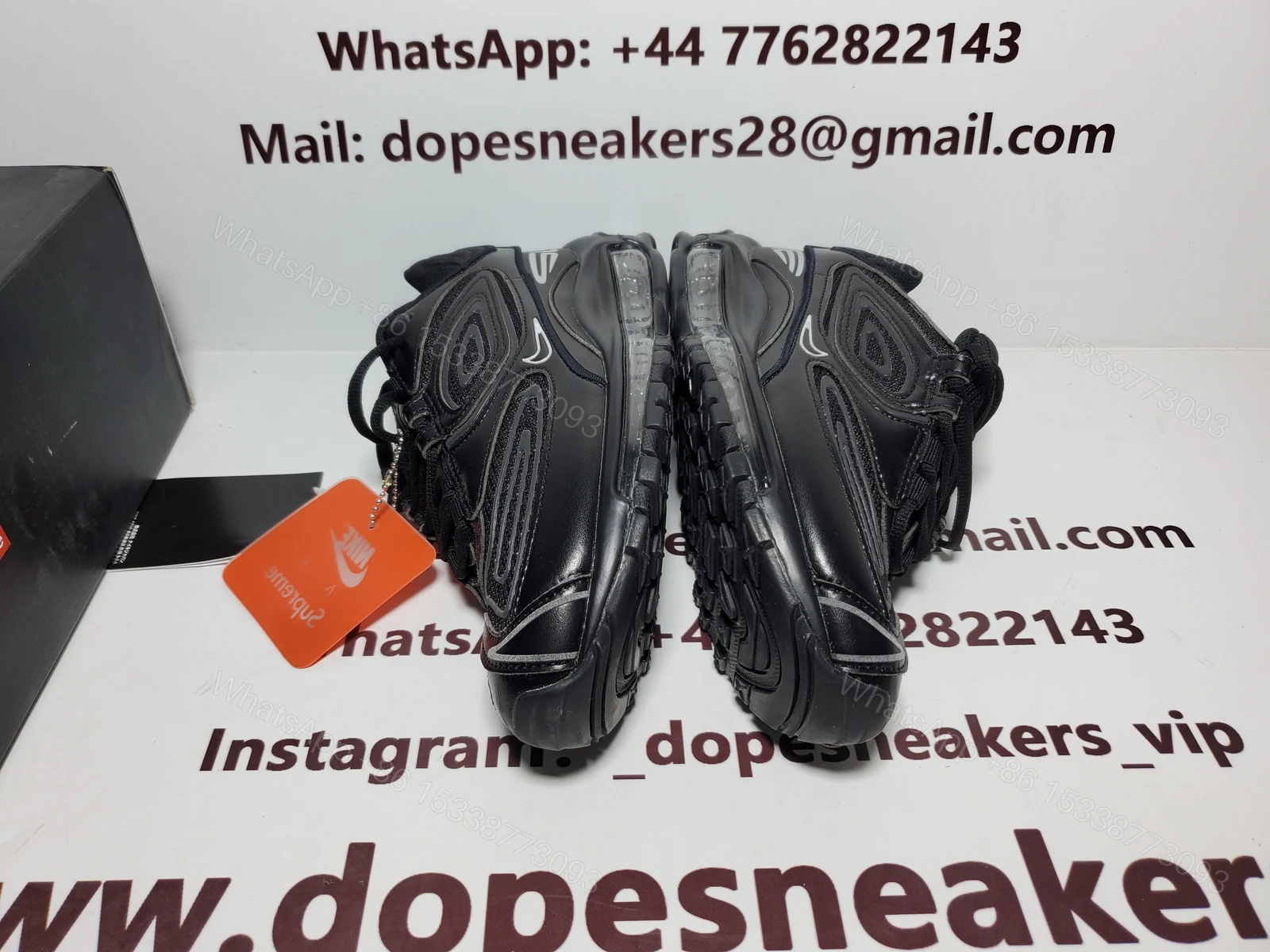 View 3 of Nike Air Max 98 TL Supreme Black DR1033-001