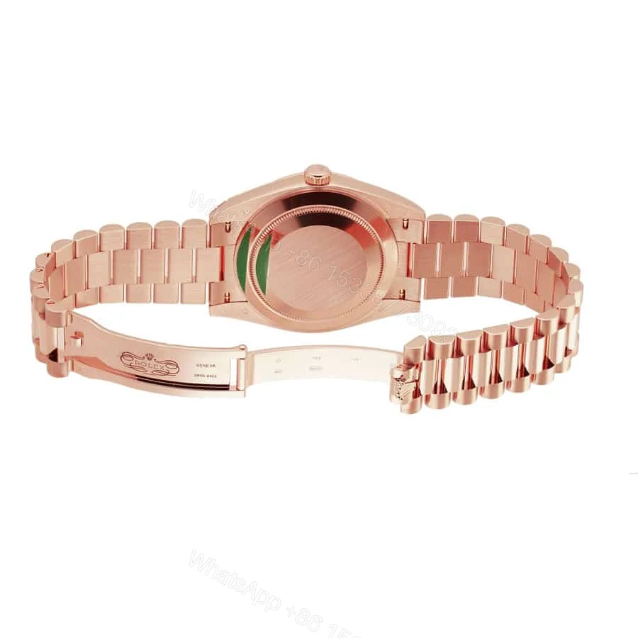 View 4 of Rolex Day-Date 228235 KW Super Clone : 40mm Everose Gold White Dial with Caliber 3255