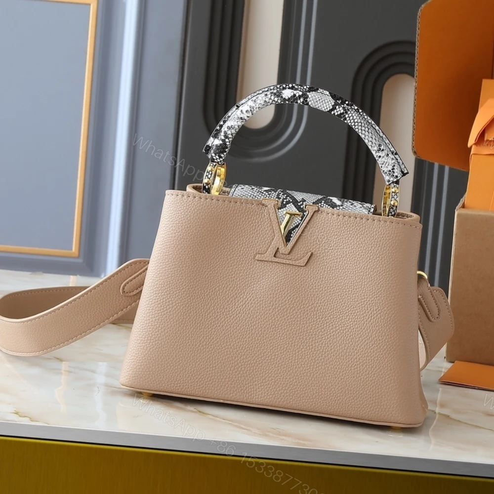 View 2 of Louis Vuitton Capucines BB Brown 27Cm N92041