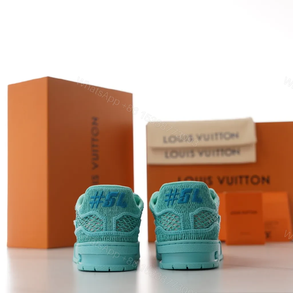 View 6 of Turquoise Knit High-Tops: Lightweight, All-Day Comfort Sneakers