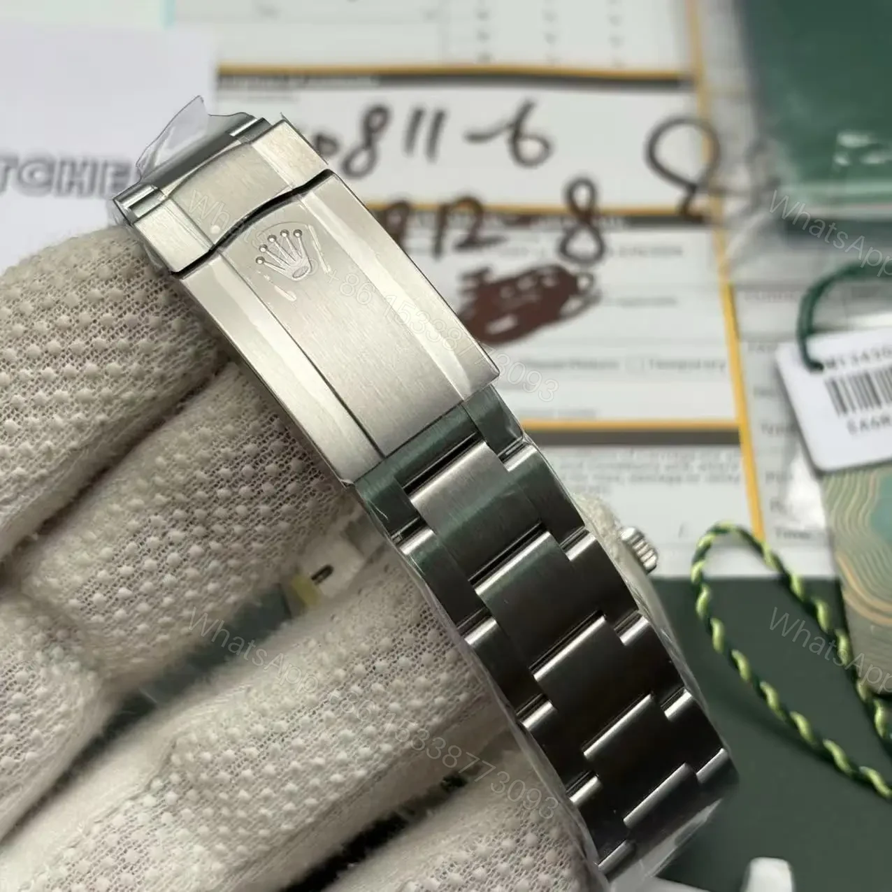 View 5 of Superclone Rolex Oyster Perpetual 277200 Pistachio Dial