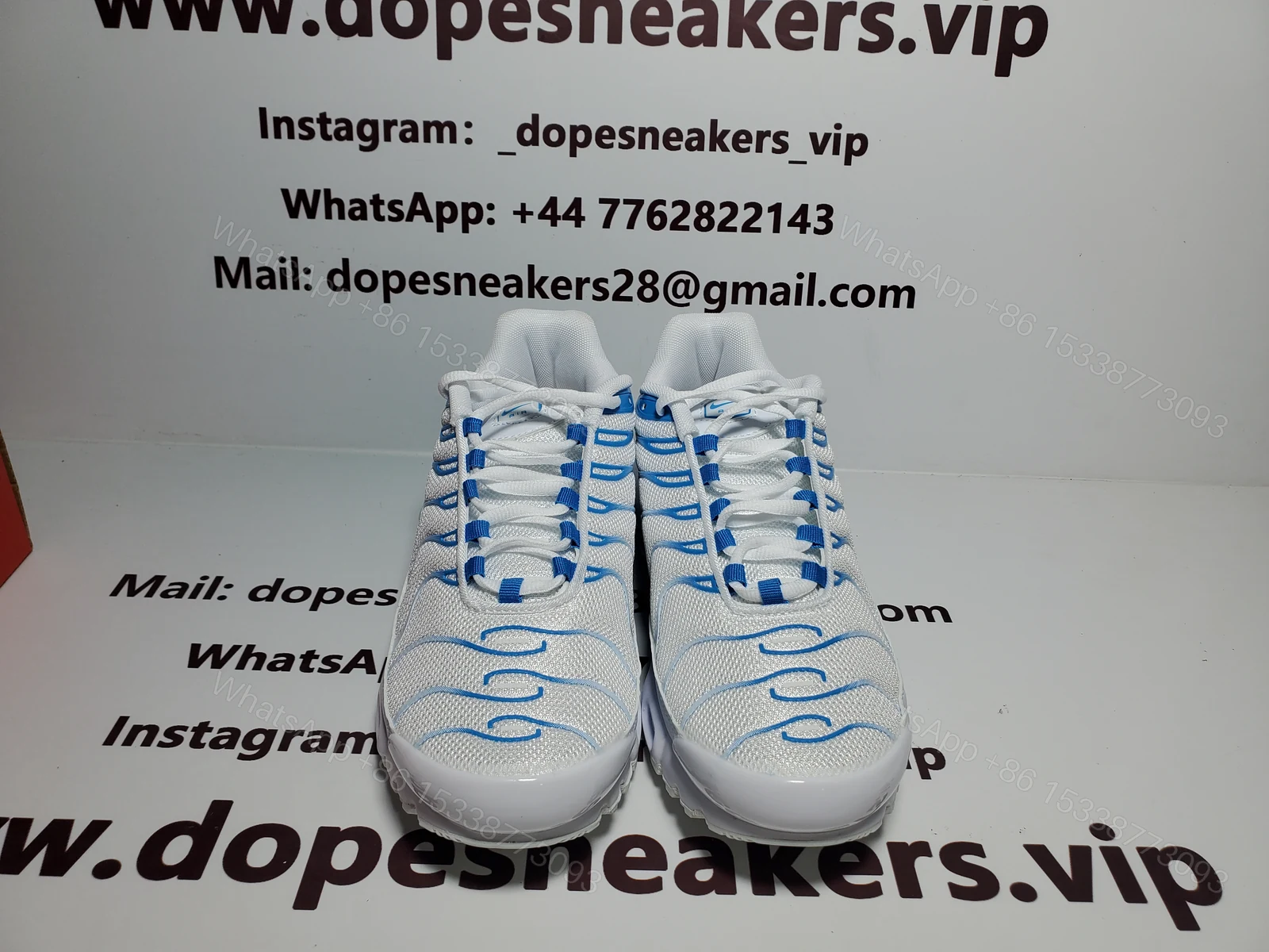 Nike Air Max Tn White And Blue Sky — view 2
