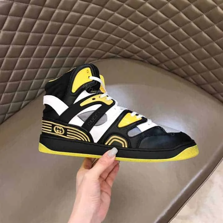 View 2 of GUCCI BASKET SNEAKERS BLACK DEMETRA – GC064