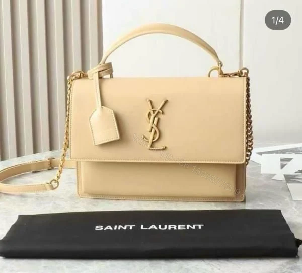 View 2 of FIRST COPY Ysl Sunset In Matte Finish Leather Ba