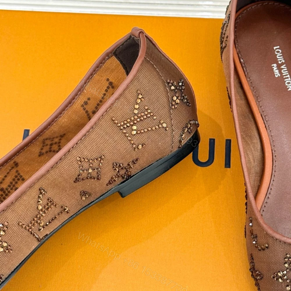 View 6 of Louis Vuitton Gala Flat Ballerina Brown 1AIFUI