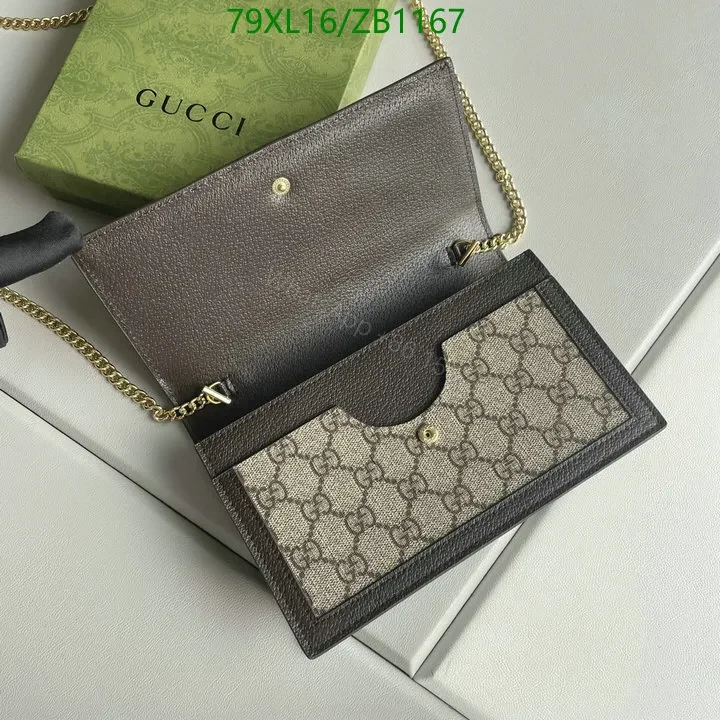 View 2 of Stylish Gucci Ophidia GG Mini Bag in Signature Design CX67ML
