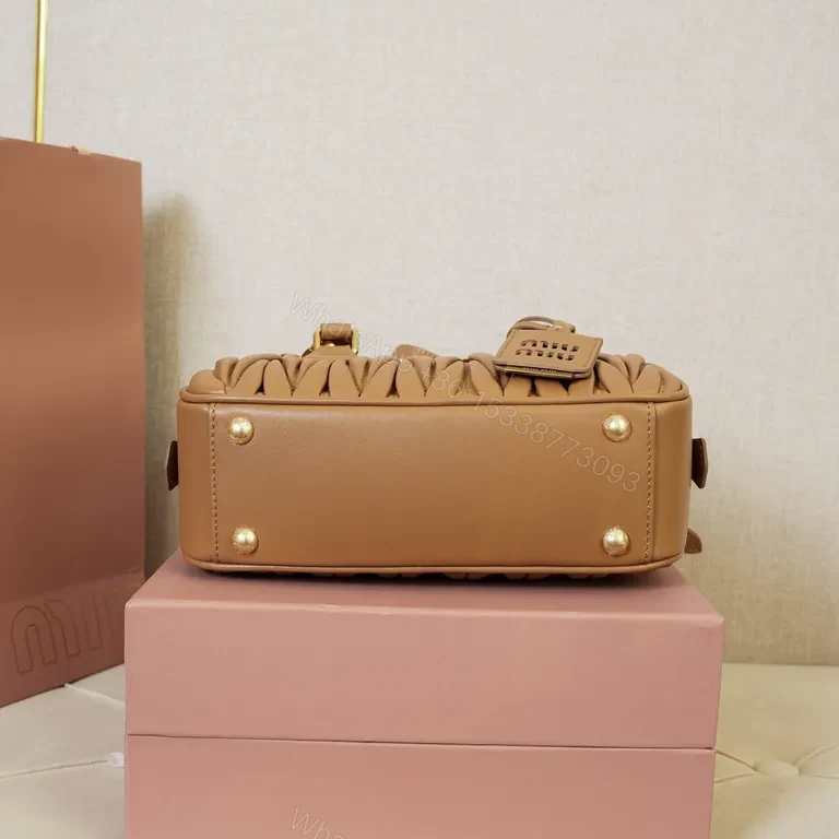 View 3 of Chic Quilted Satchel with Gold Hardware â€” Everyday Luxury Bag