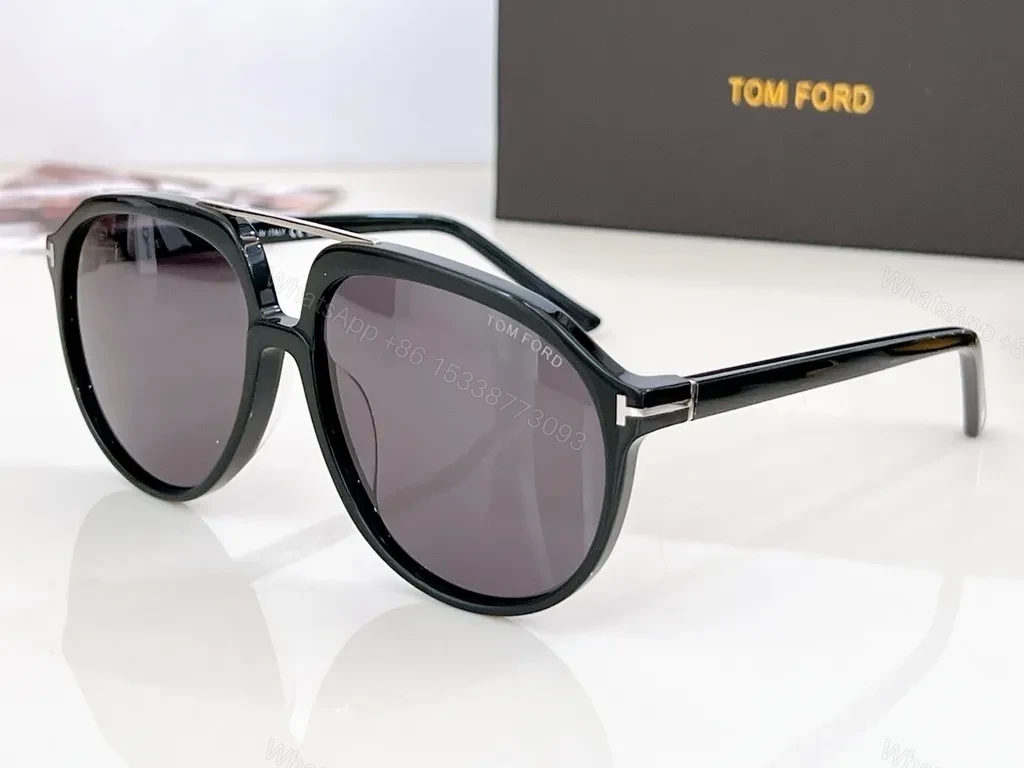 Signature Tom Ford Sunglasses: Black Acetate, Polarized UV400, Luxe Everyday — view 1