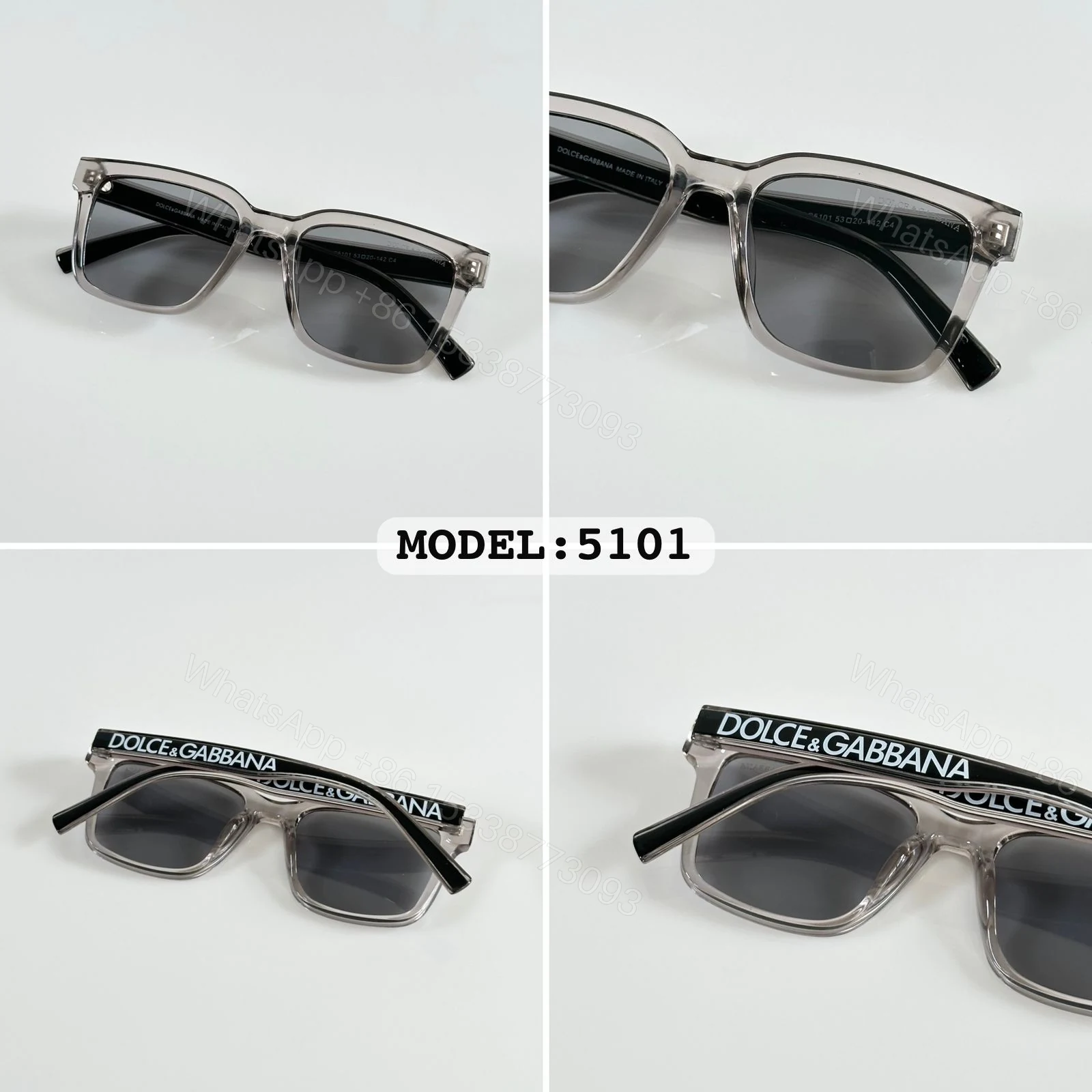 View 4 of Dolce & Gabbana Sunglasses Black-Green Gradient