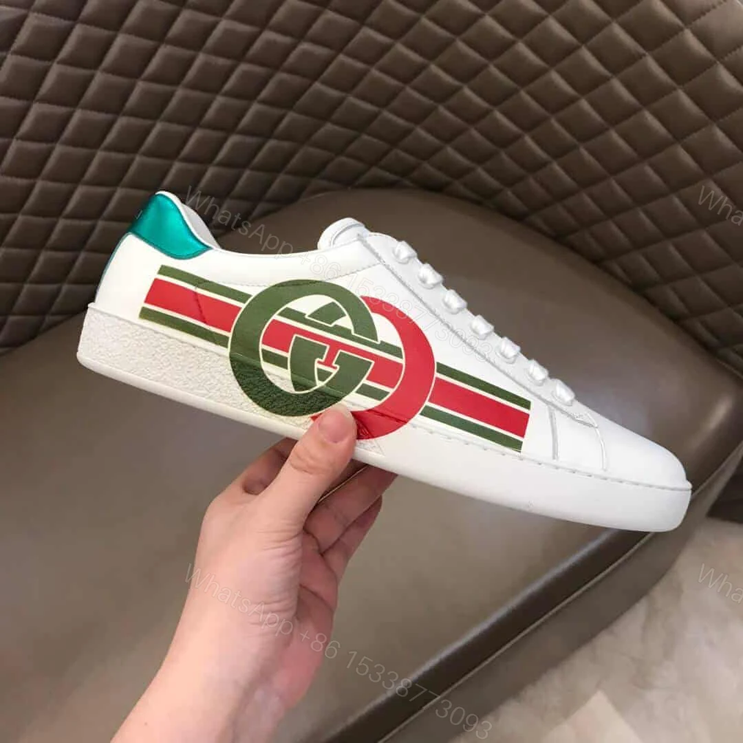 View 2 of GUCCI MEN’S ACE SNEAKER WITH INTERLOCKING G – GC8