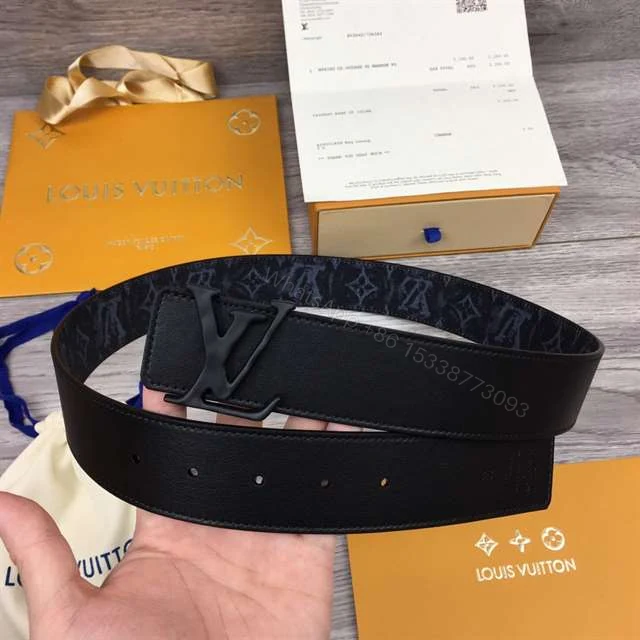View 7 of LOUIS VUITTON SHAPE 40MM REVERSIBLE BELT – B104