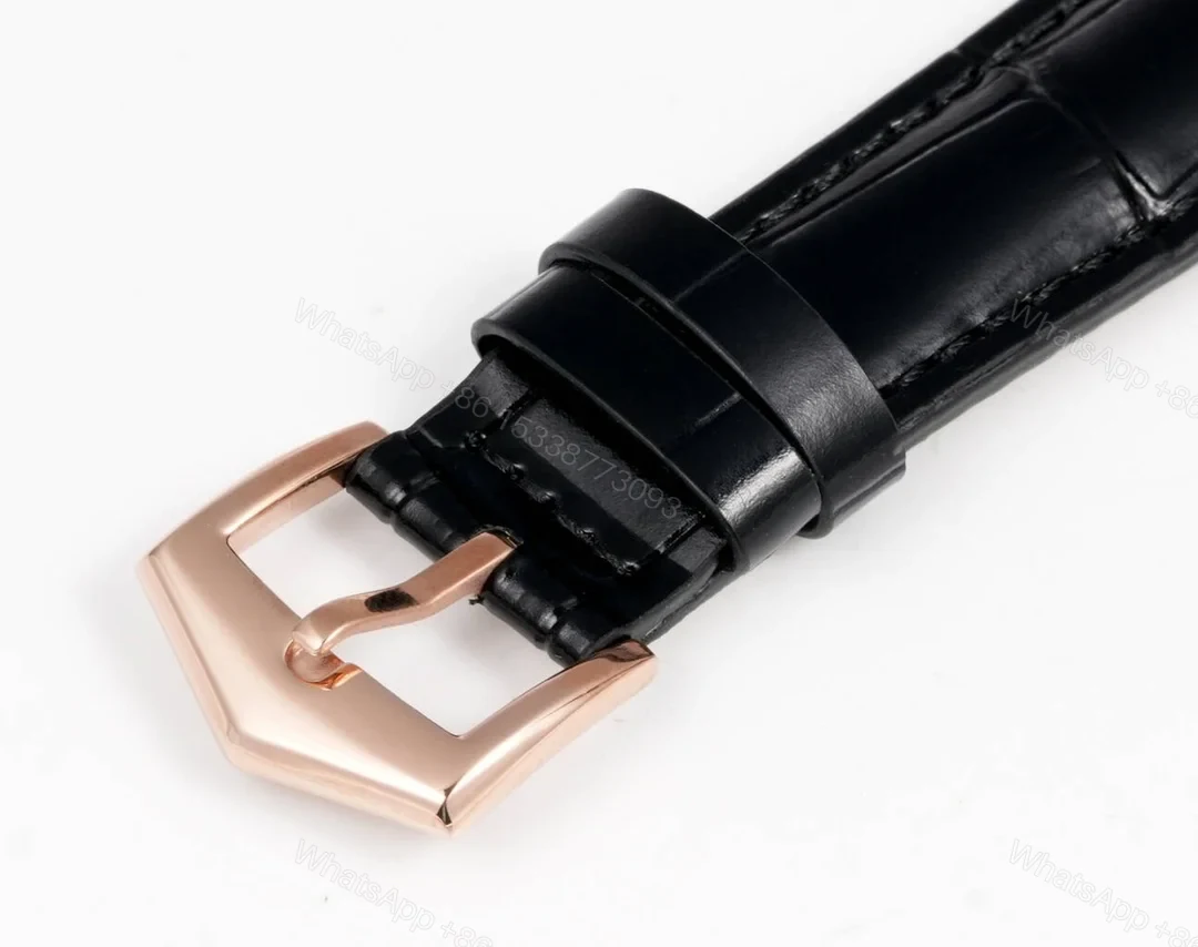 View 9 of Patek Philippe Calatrava 5127 Classic Thin Dress Watch 37mm Leather Strap Edition PP-5127-GR-CLASSIC-37