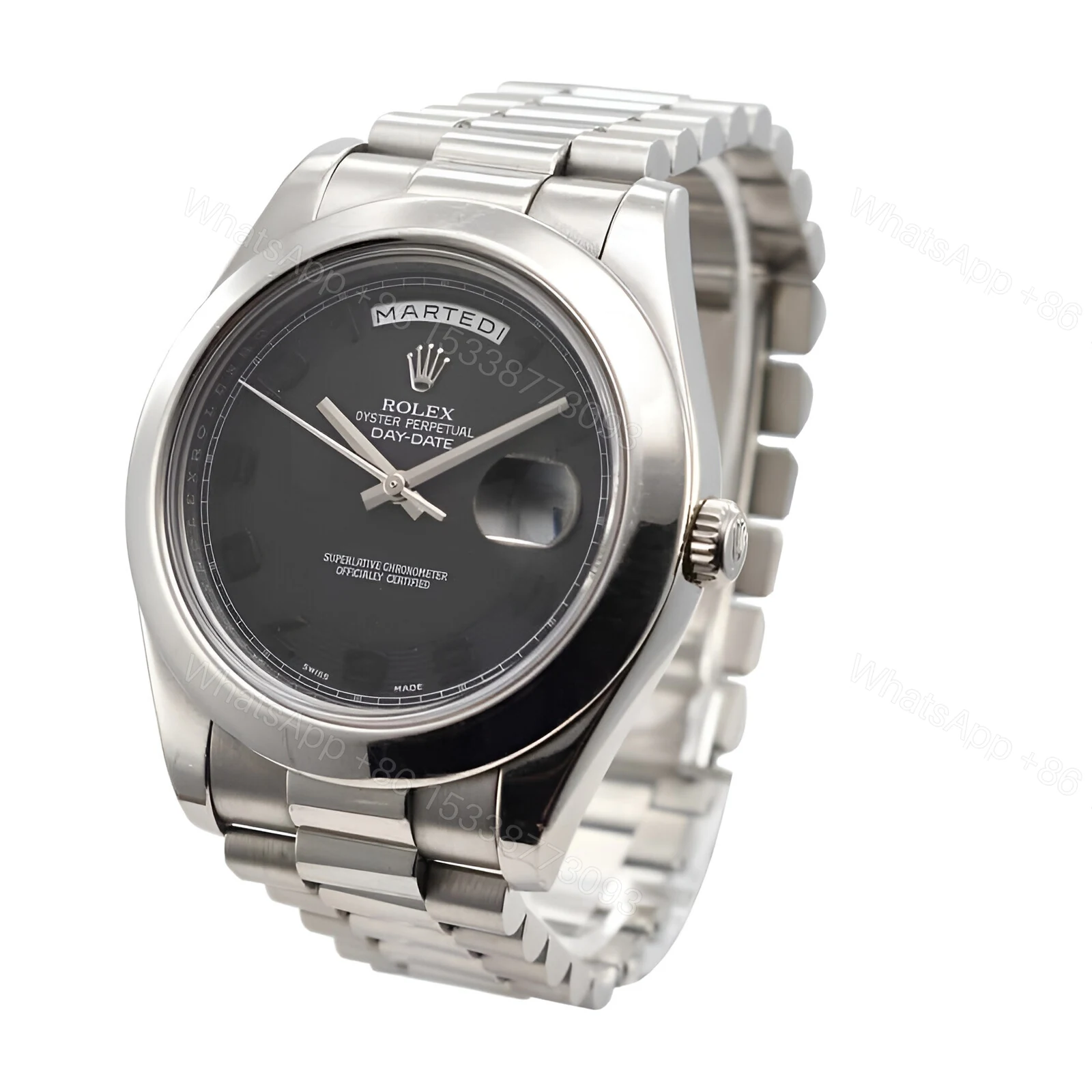 View 2 of Rolex 218206 Black Dial Replica