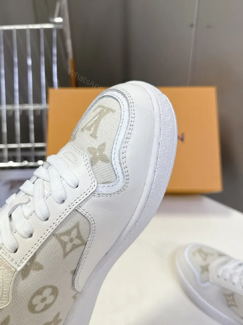 View 6 of White Premium Sneaker: Luxury-Inspired Everyday Comfort