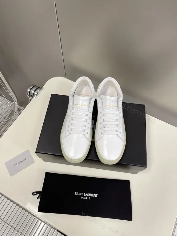 View 3 of Minimalist White Leather Sneakers â€” All-Day Comfort, Luxe Design