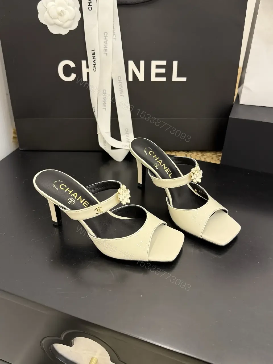 View 7 of Beige Leather Strappy Sandals: Modern Luxury, Comfort Crucial