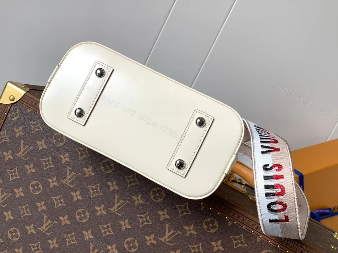 View 2 of ALMA BB BAG 23 IN BEIGE GRAIN COWHIDE