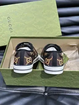 View 5 of GUCCI TENNIS 1977 SHOES SNEAKERS IN EBONY/BEIGE – GC279