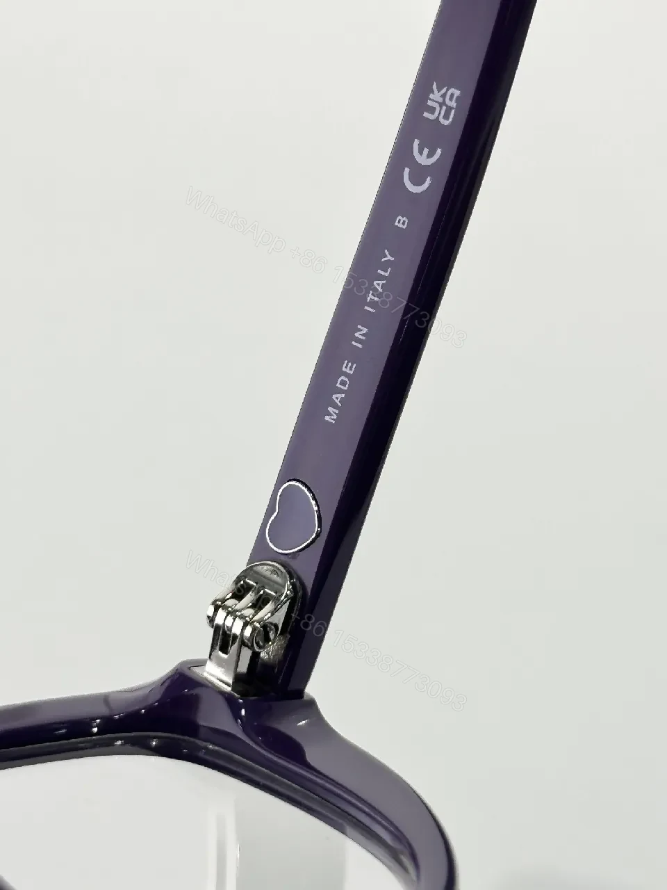 View 5 of Glossy Black Acetate Cat-Eye Frames - Quiet Luxury Comfort