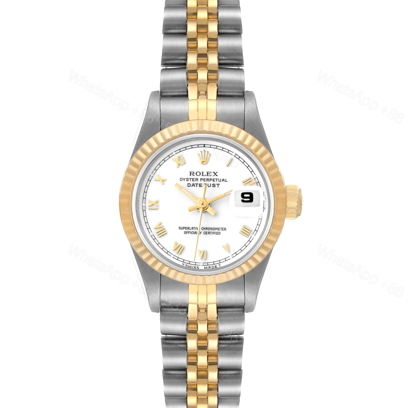 Replica Rolex Lady-Datejust White Dial 69173 26 mm — view 1