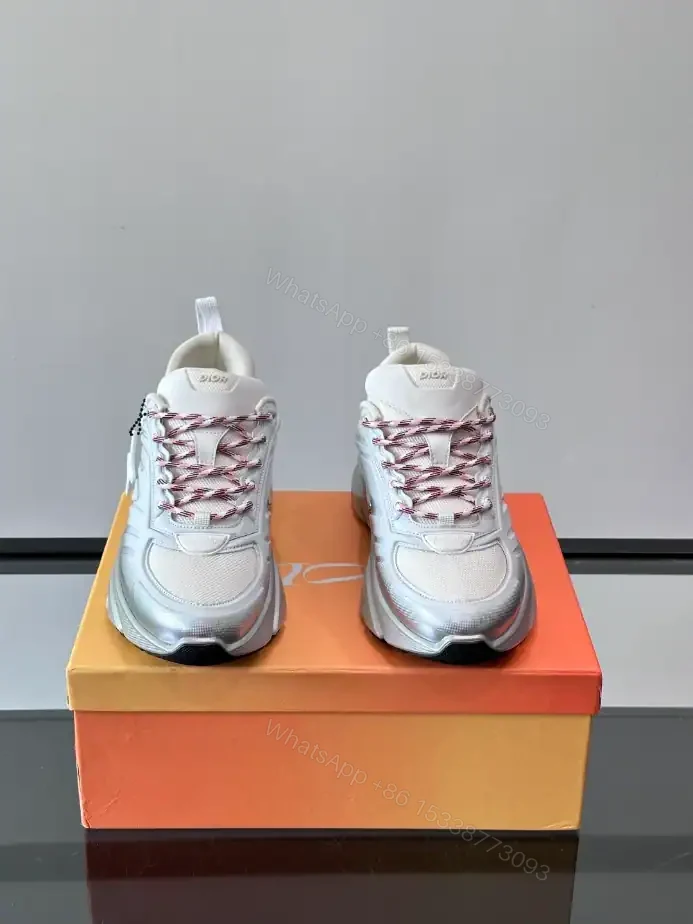 View 8 of DIOR B44 BLADE SNEAKERS GRADIENT WHITE AND SILVER-TONE – CD210
