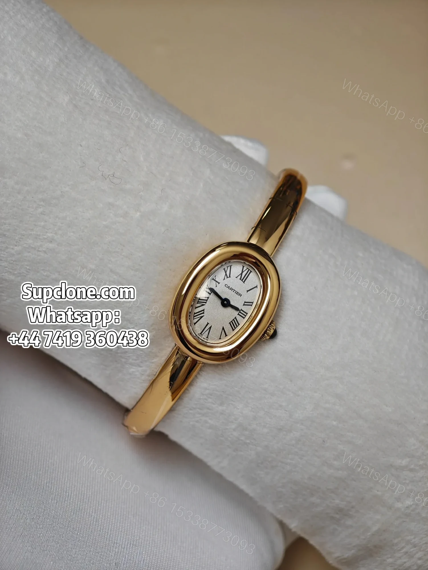 View 17 of Cartier Super Clone Watches 1:1 Baignoire WGBA0018 Gold Bangle Small