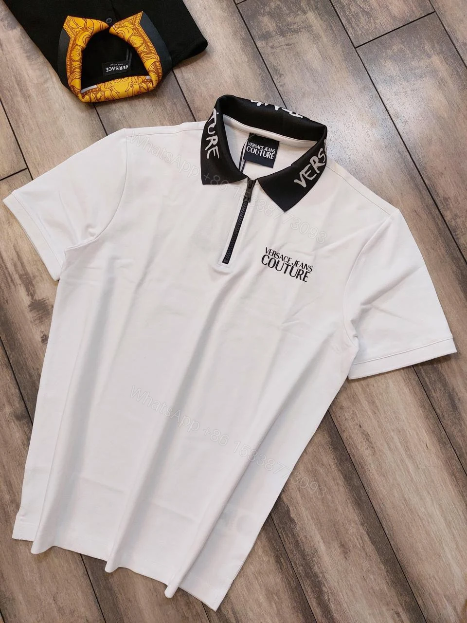 View 12 of FIRST COPY Versace Latest 2025 Imported Quality Exclusive Polo Tees