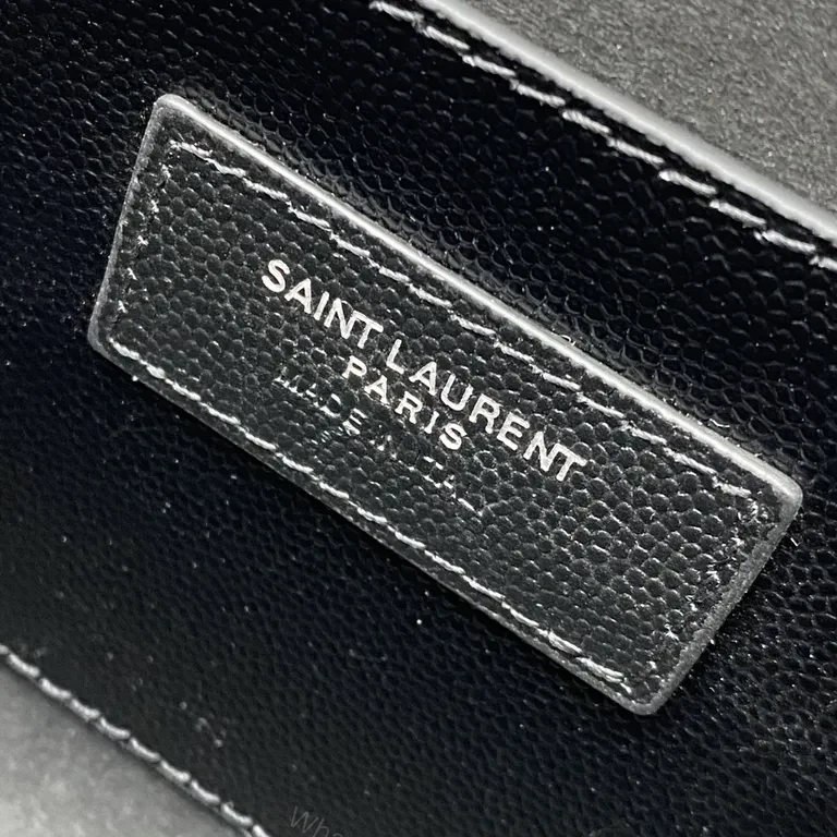 View 6 of Sleek Black Leather Wallet-on-Chain: Compact Luxury Crossbody