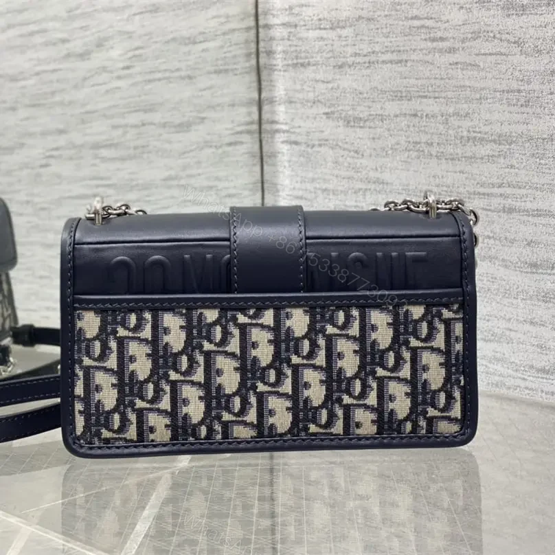 View 2 of 高仿Dior*Montaigne系列M933M928單肩包藍色小號免檢版