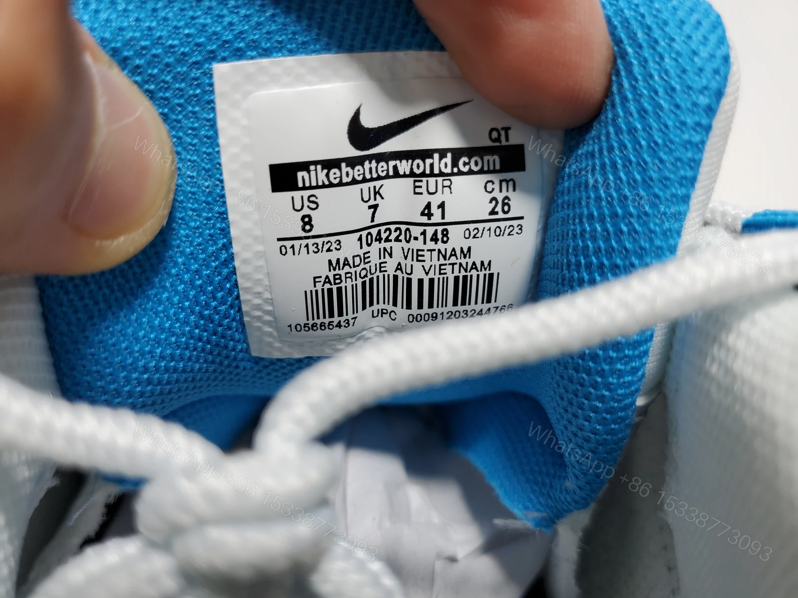View 7 of Nike Air Max 95 Crystal Blue